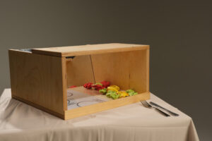 Demenzparkour-Aufbau einer der Stationen